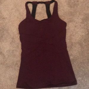 Plum workout tank